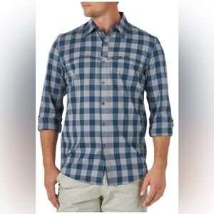 Wrangler Men’s Outdoor Long Sleeve Utility Camp Shirt
Size 3XL